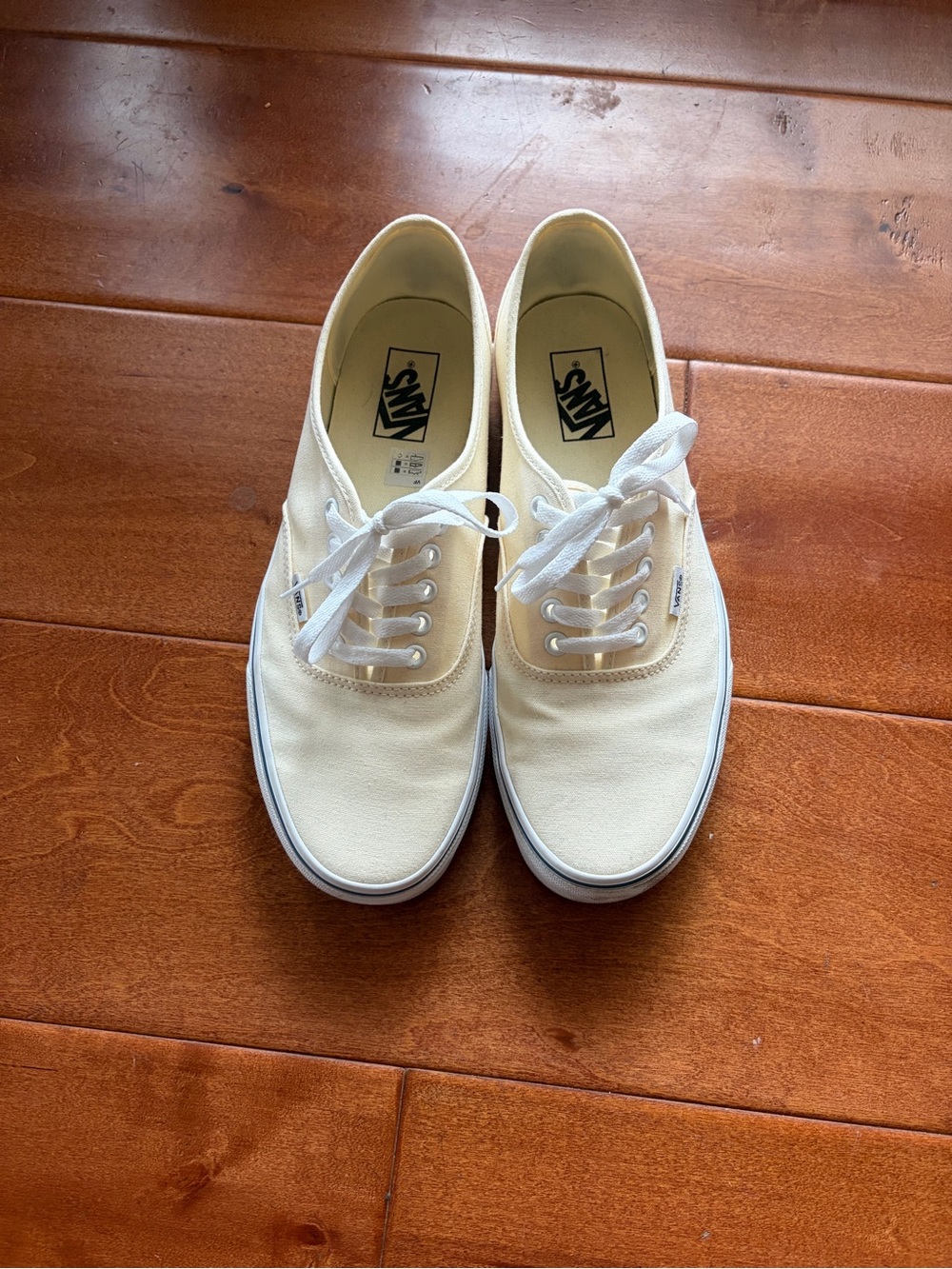Vans Off-White Canvas Authentic Shoes
